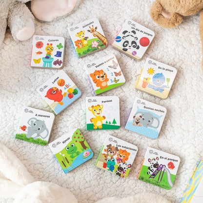 💛👶 Mi Primera Biblioteca 📚✨ Baby Einstein  🧠💫  | 12 Libritos Educativos de cartón | ¡Primeras palabras, alfabeto, números y mucho más!🧸🌈