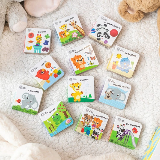 💛👶 Mi Primera Biblioteca 📚✨ Baby Einstein  🧠💫  | 12 Libritos Educativos de cartón | ¡Primeras palabras, alfabeto, números y mucho más!🧸🌈