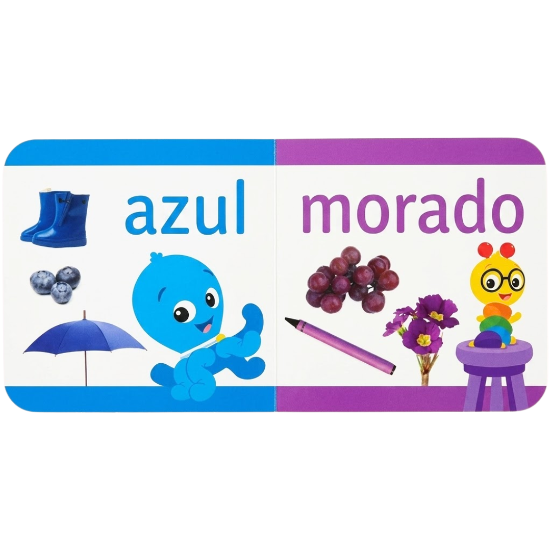 💛👶 Mi Primera Biblioteca 📚✨ Baby Einstein  🧠💫  | 12 Libritos Educativos de cartón | ¡Primeras palabras, alfabeto, números y mucho más!🧸🌈
